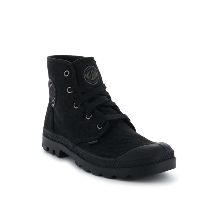 Palladium Pampa Hi Men's Boots Black | UK P317-ULT